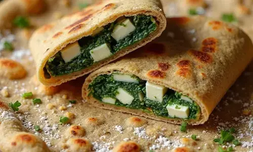 पालक-पनीर पराठा बनाने की विधि।