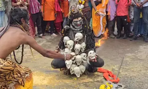 जगदलपुर में निकली भूतेश्वर बाबा की पालकी