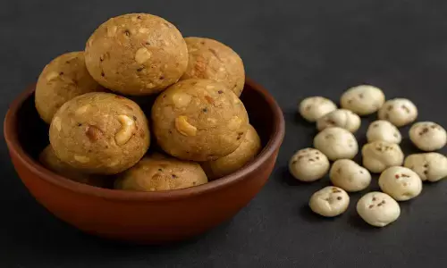 Makhana Laddu Benefits and recipe