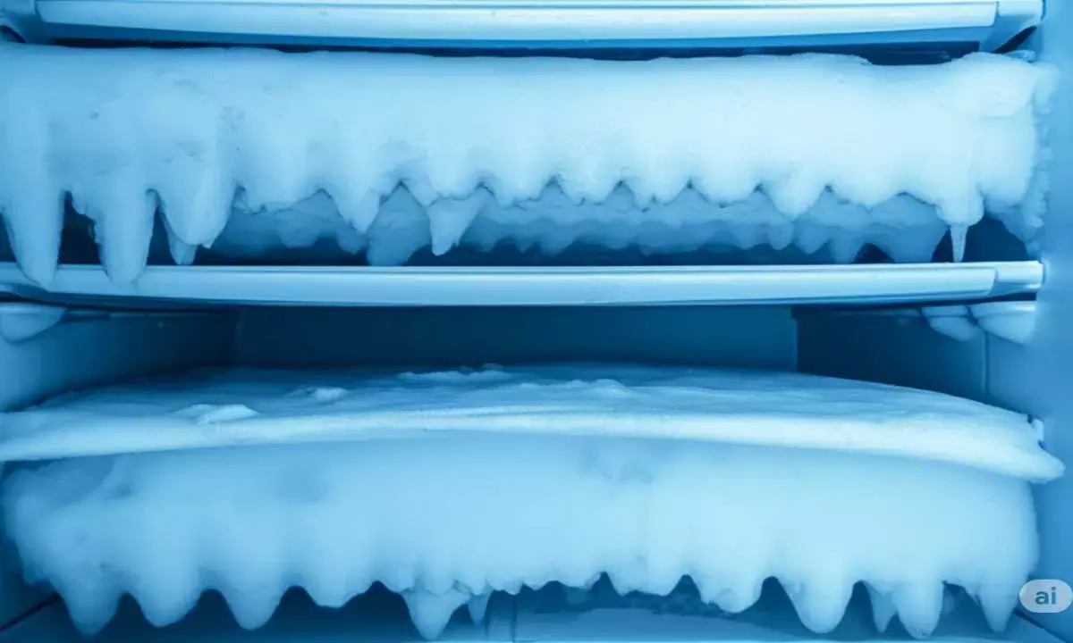 how to remove freezer access ice