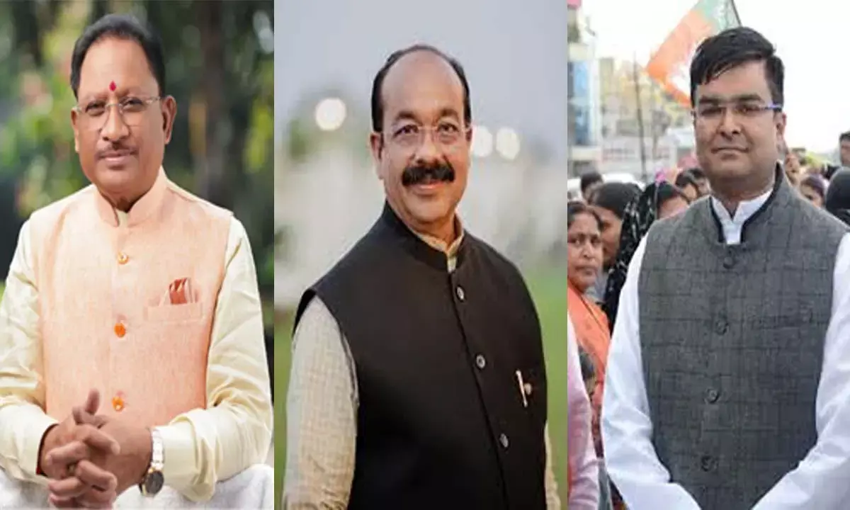 CM Vishnu Dev Sai, Deputy CM Arun Saw, MLA Rakesh Sen