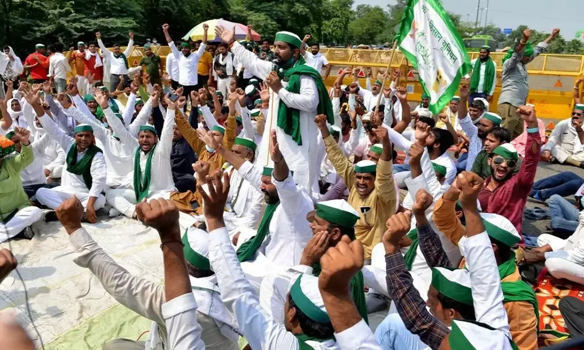 Farmers Protest in Greater Noida