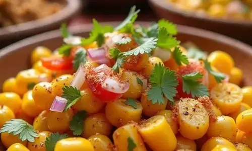 बारिश के मौसम में बनाएं खट्टी-मीठी स्वीट कॉर्न चाट।