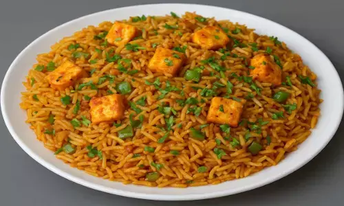 how to make paneer tava pulao famous street food