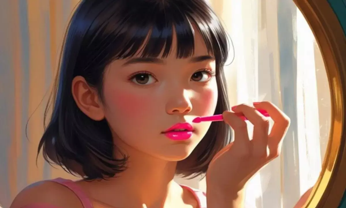 लिपस्टिक से बच्चियों को रखें दूर