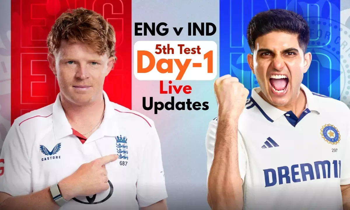 India vs England 5th Test Oval 2025 live cricket score updates India vs England 5th Test Oval 2025 live cricket score updates