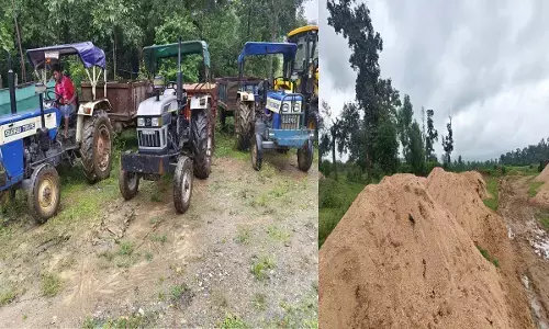 अवैध रेत खनन पर बड़ी कार्रवाई