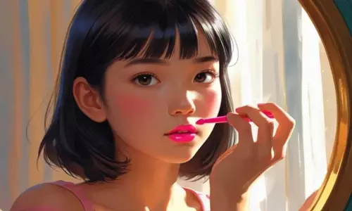 लिपस्टिक से बच्चियों को रखें दूर