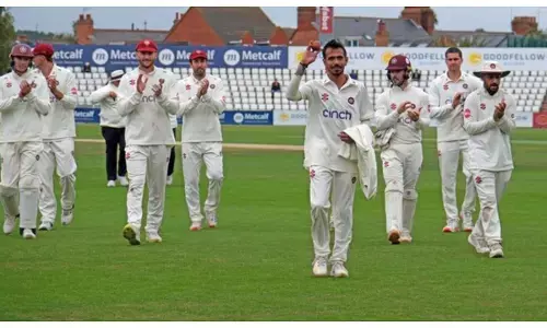 yuzvendra chahal bagged 6 wickets in county cricket yuzvendra chahal bagged 6 wickets in county cricket