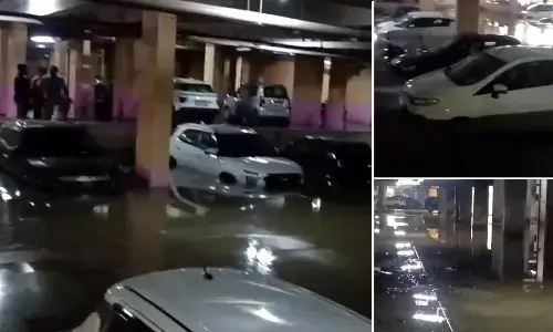 Waterlogging in Greater Noida Societies Basement