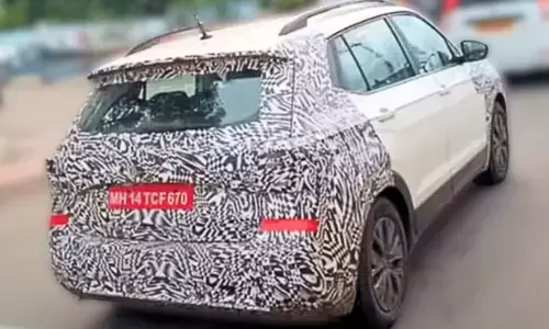 पहली बार स्पॉट हुई वॉक्सवैगन Taigun फेसलिफ्ट, 2026 की शुरुआत में होगी लॉन्च