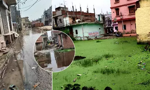 Kulesra Village Waterlogging Without Rain
