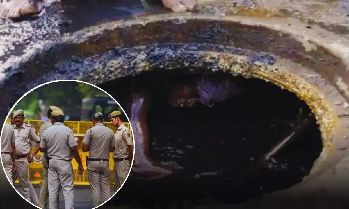 Child Falls Into Sewer In Vasant Kunj