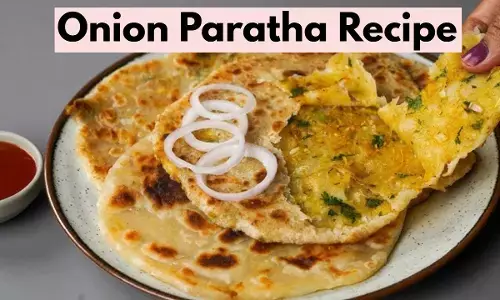 Onion Paratha Recipe