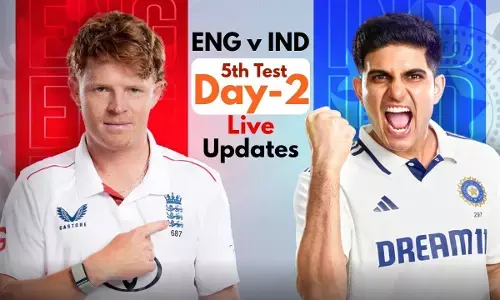 eng vs eng 5th test day 2 live updates