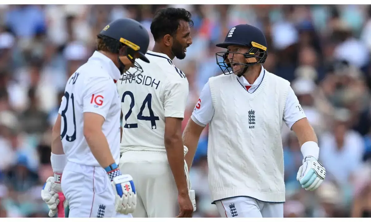 Prasidh krishna joe root fight