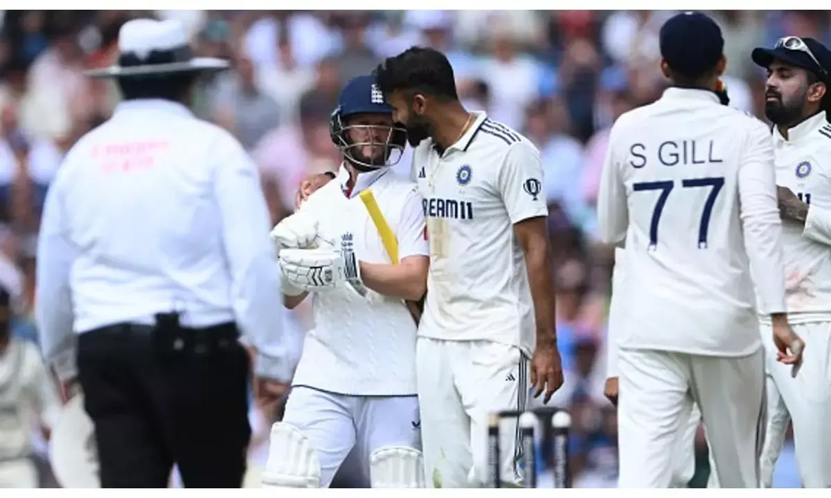 ben duckett vs akash deep fight