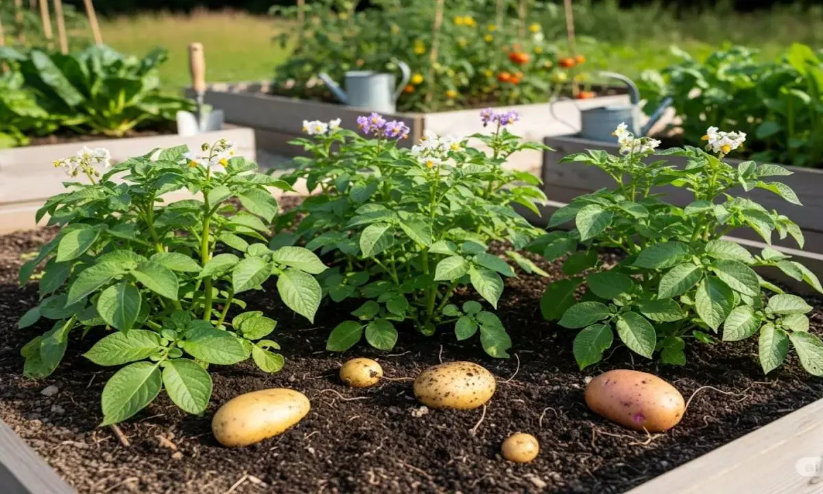 how to plant potato at home