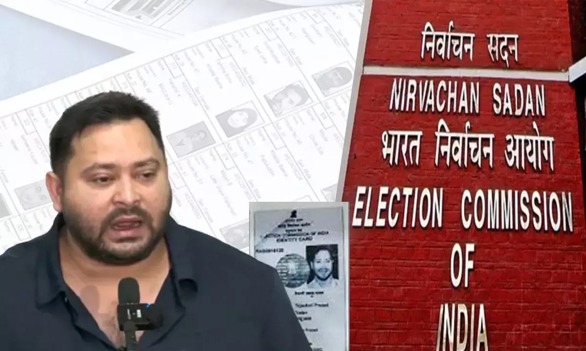 Tejashwi Yadav targeted Election Commission for remove his Name from Voter List