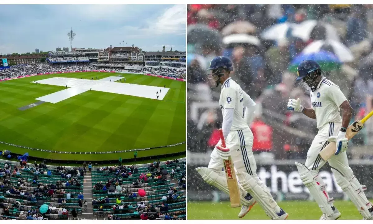 ind vs eng london oval today weather forecast