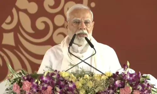 Prime Minister Narendra Modi laid the foundation stone and inaugurated several development projects worth about Rs 2200 crores.