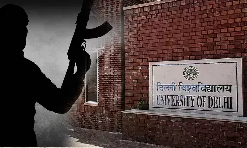 Delhi University Security Alert