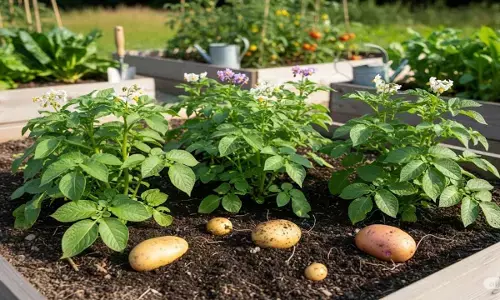 how to plant potato at home