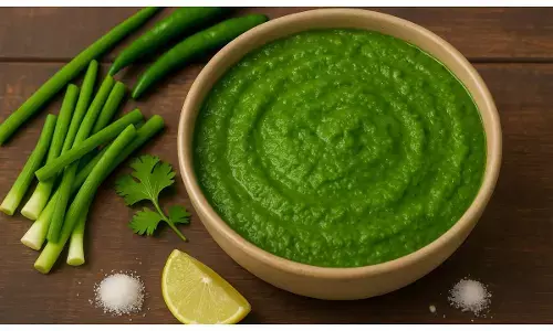 how to make green garlic chutney how to make green garlic chutney