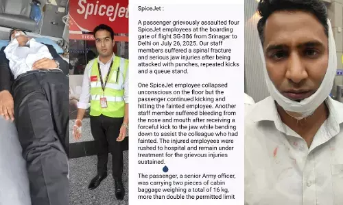 Army Officer Brutally Assaults 4 SpiceJet Employees Army Officer Brutally Assaults 4 SpiceJet Employees