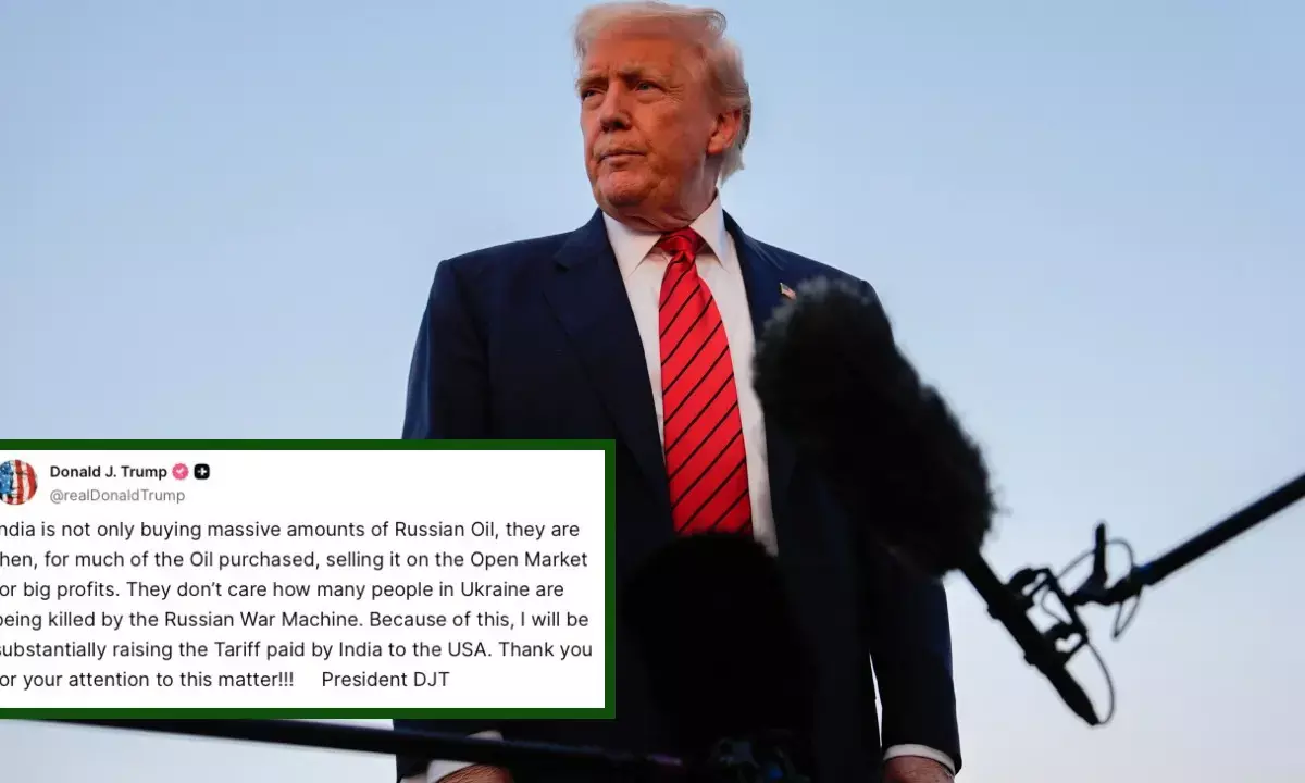 Trump threatens India with tariffs as high as 25 Percent