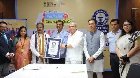 pariksha pe charcha guinness world record 2025