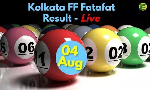 Kolkata FF Fatafat Result 4 August 2025 (Live): Know Kolkata FF Fatafat Result