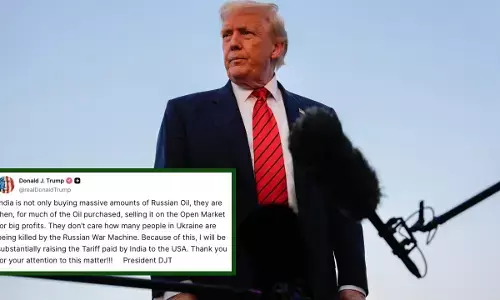 Trump threatens India with tariffs as high as 25 Percent Trump threatens India with tariffs as high as 25 Percent