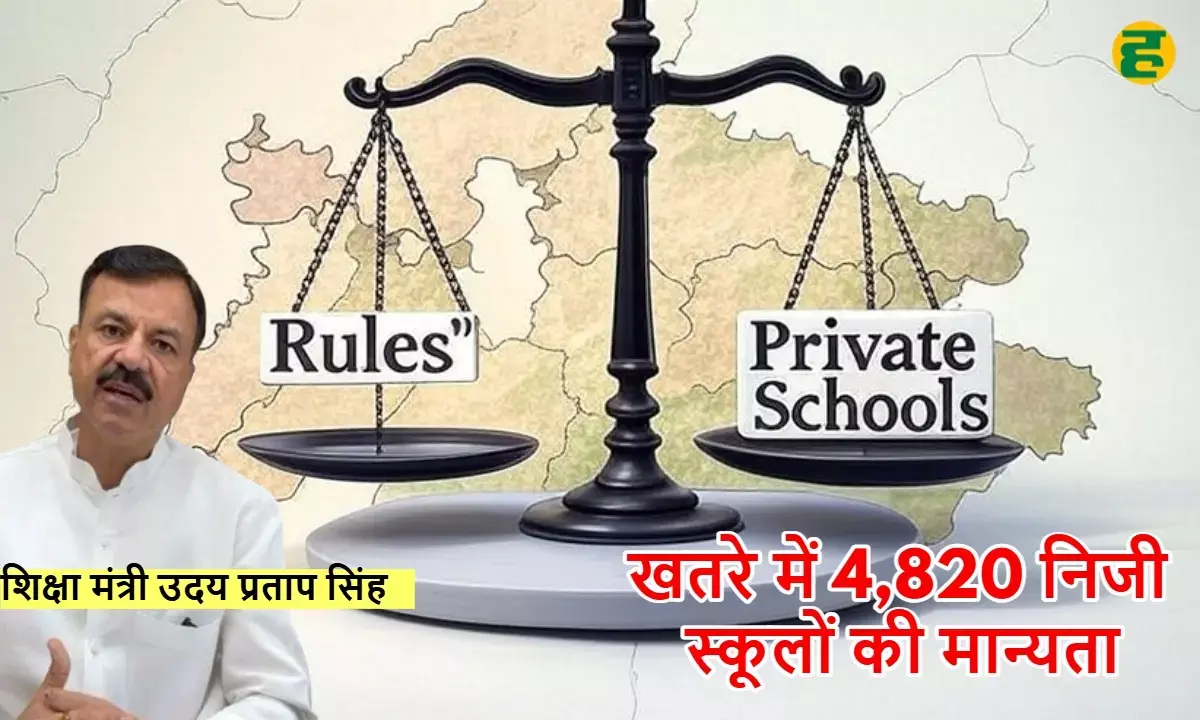 Minister Uday Pratap Singh has taken a tough stand on the controversy over the recognition of private schools in Madhya Pradesh.