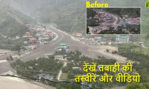 uttarkashi dharali cloudburst photos Video