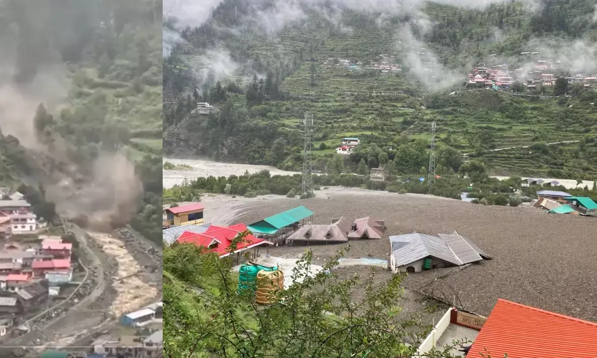 उत्तरकाशी धराली त्रासदी: बादल फटने से मचा कहर, मेला मातम में बदला उत्तरकाशी धराली त्रासदी: बादल फटने से मचा कहर, मेला मातम में बदला