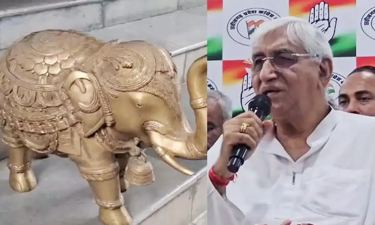 टीएस सिंह देव के घर में पीतल के हाथी की चोरी