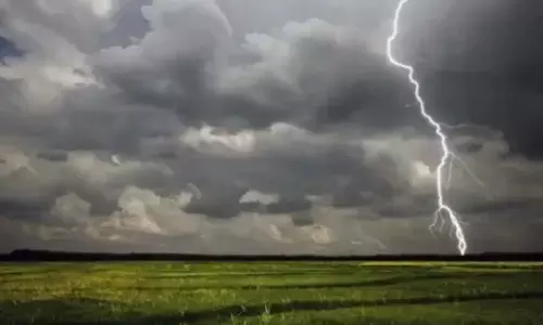 अकाशीय बिजली से दो की मौत