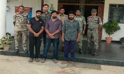 पुलिस ने 61 लाख रुपये की सायबर ठगी करने वाले तीन आरोपियों को गिरफ्तार किया है