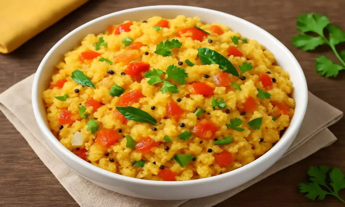 how to make suji tamatar upma