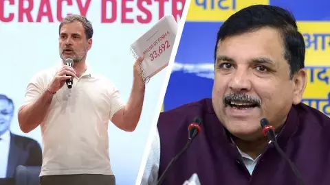 Rahul Gandhi and Sanjay Singh on Voter List Irregularities