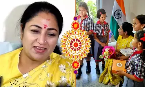 CM Rekha celebrated Raksha Bandhan