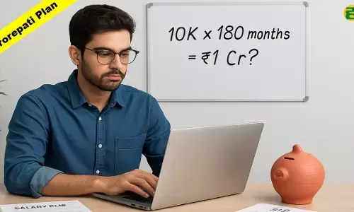 young man investing salary sip plan crorepati idea