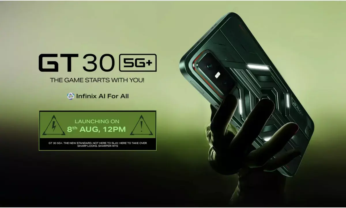 Infinix GT 30 5G+ india Launch Today