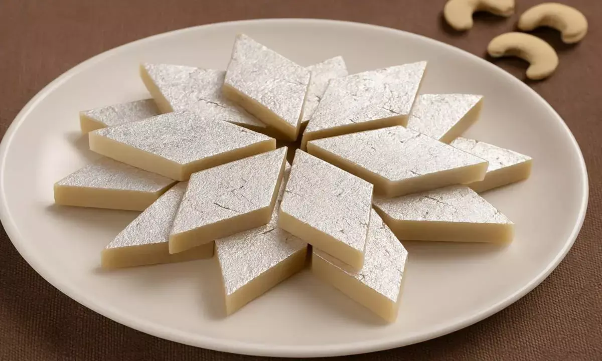 how to make kaju katli for rakshabandhan celebration