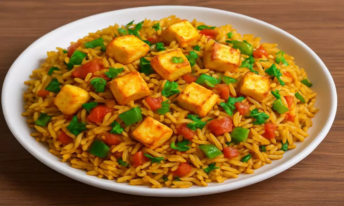 paneer tava pulao recipe