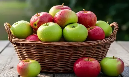 how to identify Chemical ripened apple