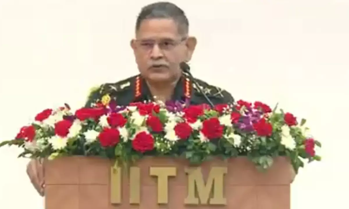 मद्रास IITM में ऑपरेशन सिंदूर पर चर्चा करते आर्मी चीफ उपेंद्र द्विवेदी।