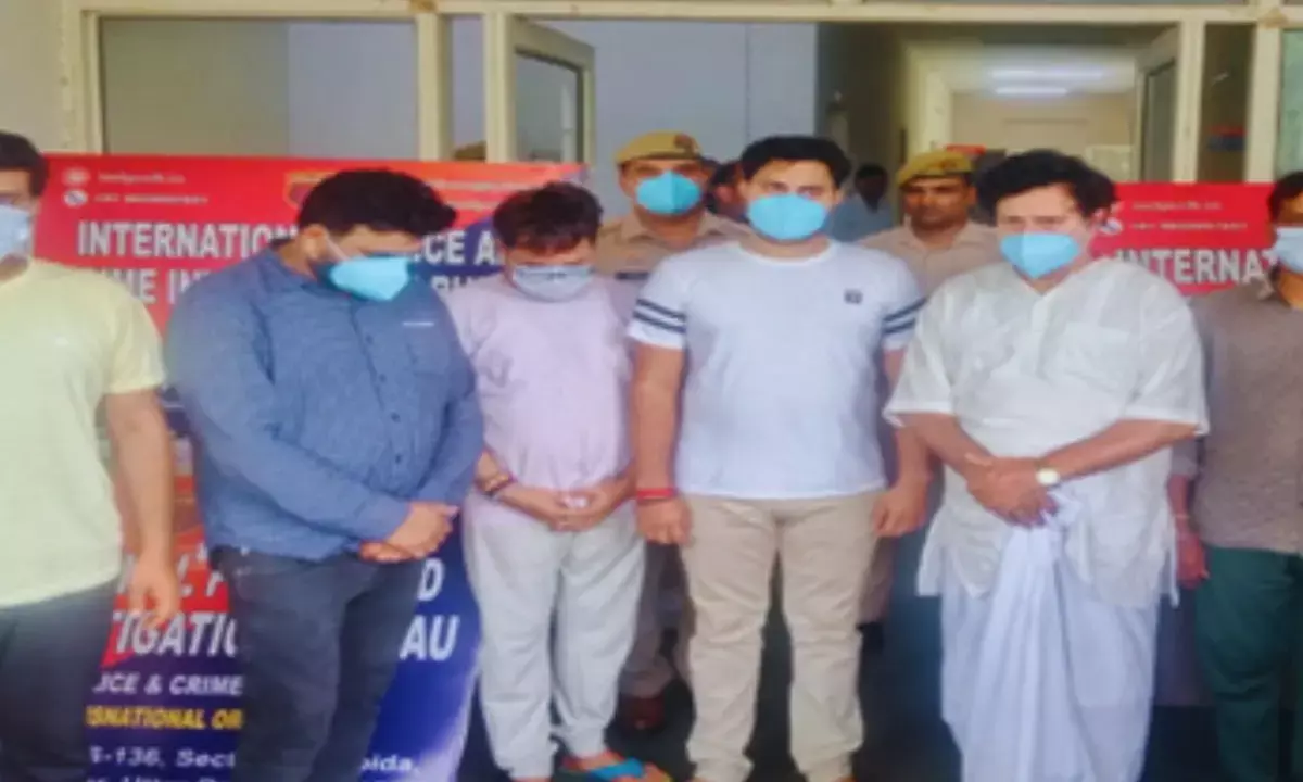 Noida Fake Police Office Busted