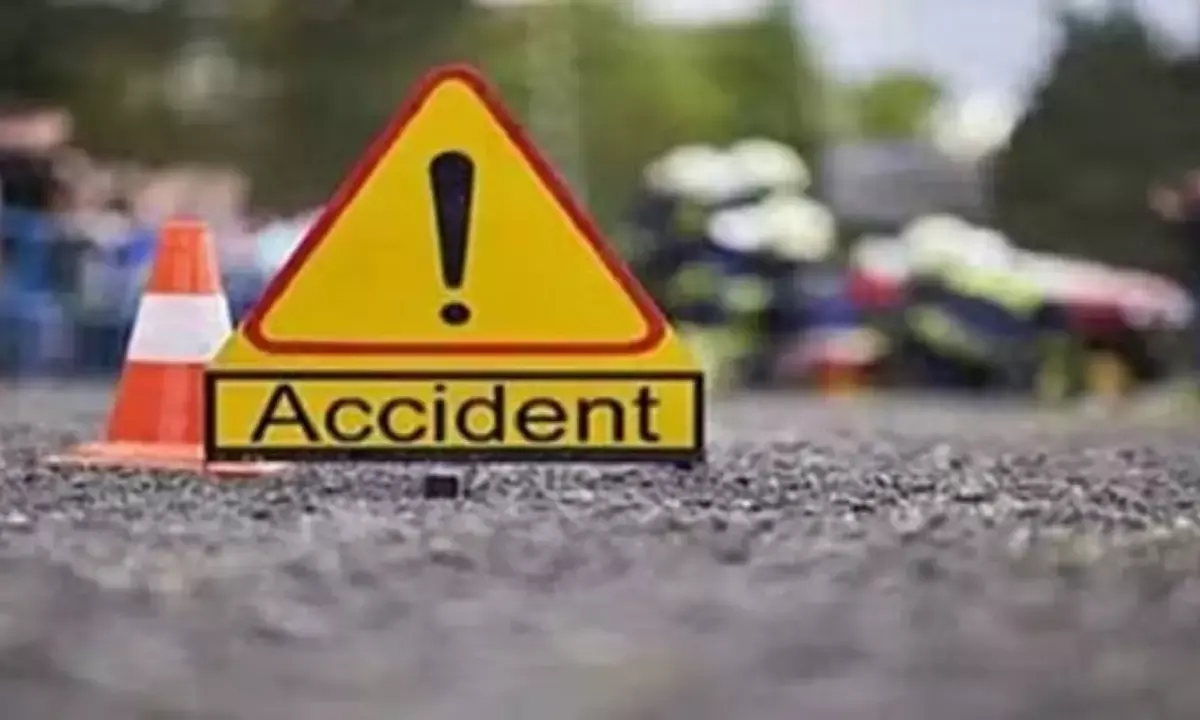 सूरजपुर जिले में एम्बुलेंस चालक ने लापरवाही पूर्वक वाहन चलाते हुए पेड़ में टक्कर मार दी